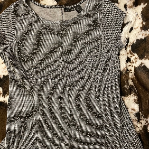 Tahari Tops - Tahari peplum black white too large